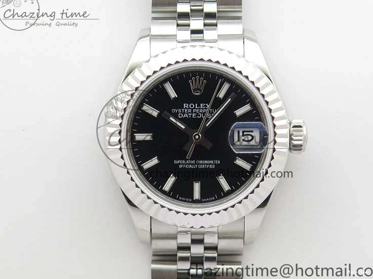 MiroTime 0301 HighPerformance Datejust 28mm 279174 SS BP Maker Best Edition Black Dial on SS Jubilee Bracelet ETA 2598